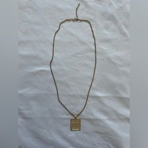 222 angel number necklace